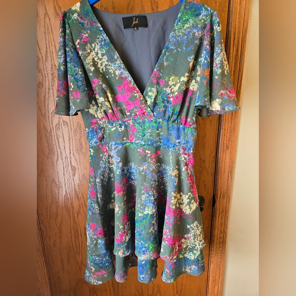 Jack Multicolor Floral Mini Dress
